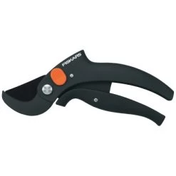 Fiskars PowerLeverTM Gelenk-Gartenschere Amboss 17,5 Cm