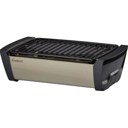 Enders®Holzkohle-Tischgrill Aurora Taupe Raucharm