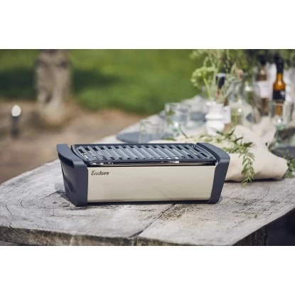 Enders®Holzkohle-Tischgrill Aurora Taupe Raucharm – Bild 2