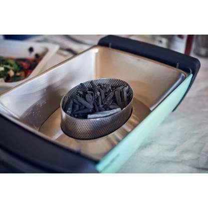 Enders®Holzkohle-Tischgrill Aurora Taupe Raucharm – Bild 5