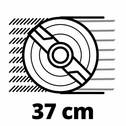 Einhell Akku-Rasenmäher Rasarro 36/37 Solo Power X-Change – Bild 13