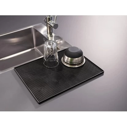 Wenko Abtropfmatte Maxi 40 Cm X 30 Cm Black Outdoor Kitchen Schwarz – Bild 6