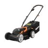Worx Akku-Rasenmäher WG779E.1 40 V (2 X 4 Ah 20 V Akkus) 30 L Fangkorb