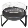 Westmann Premium Grill Feuerstelle Inkl. Grillrost Ø 70 Cm X 75 Cm Schwarz