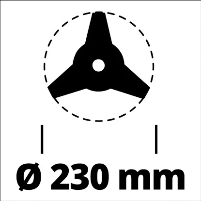 Einhell Grasmesser 230 Für Sensen – Bild 3