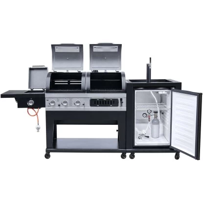 El Fuego Kombigrill 3 In 1 Mit Bierkühler Und Zapfanlage – Bild 4