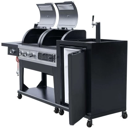 El Fuego Kombigrill 3 In 1 Mit Bierkühler Und Zapfanlage – Bild 7