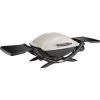 Weber Gasgrill Q 2000 Titan Mit 1 Brenner Und Aromaschienen