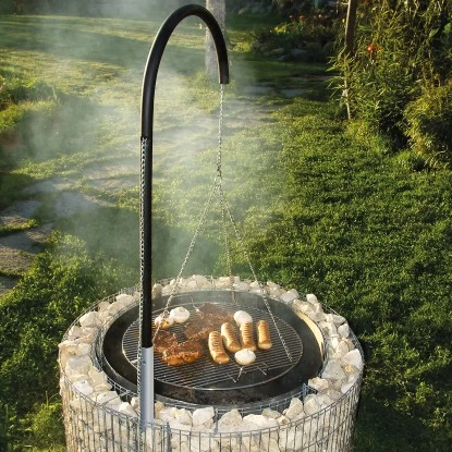 Bellissa Gabionen Grill- Und Feuerstelle 92 Cm X 40 Cm X 142 Cm â Bild 4