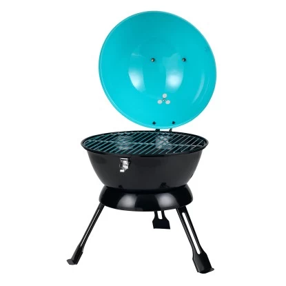 Tepro Mini-Holzkohle-Kugelgrill Salida Türkis – Bild 2