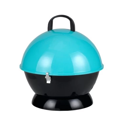 Tepro Mini-Holzkohle-Kugelgrill Salida Türkis – Bild 4