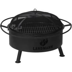 Landmann Feuerkorb Und Grill Industrial Design 2in1 Schwarz FP-III-780BKXX