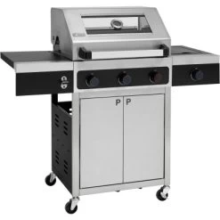 Tepro Gasgrill Keansburg 3 Mit Seitenbrenner Schwarz-Edelstahl