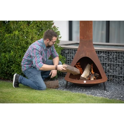 Westmann Feuerstelle Inkl. Rauchablass Rost â Bild 4