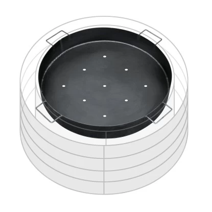 Bellissa Kohlenschale Für Grill- Und Feuerstelle Ø 65 Cm – Bild 2