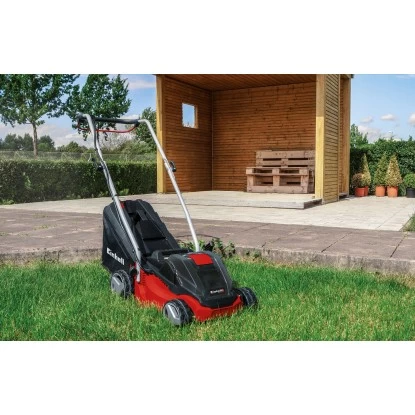 Einhell Power X-Change Akku-Rasenmäher GE-CM 33 Li-Solo 30 L Fangkorb – Bild 8