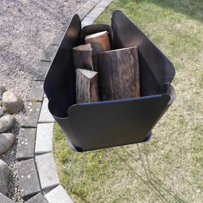 VASNER Merive M2 Feuerkorb Mittelhoch Abgerundet Schwarz â Bild 6