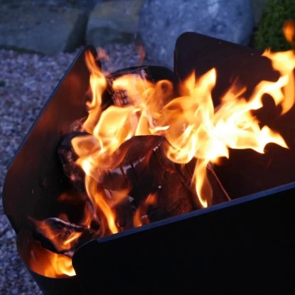 VASNER Merive M2 Feuerkorb Mittelhoch Abgerundet Schwarz â Bild 8